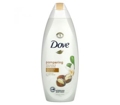 Dove, Purely Pampering, Body Wash, Shea Butter with Warm Vanilla, 22 fl oz (650 ml)