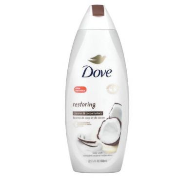 Dove, Restoring Body Wash, Coconut & Cocoa Butters, 22 fl oz (650 ml)
