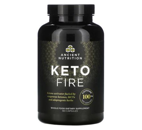 Dr. Axe / Ancient Nutrition, Keto Fire, 180 Capsules