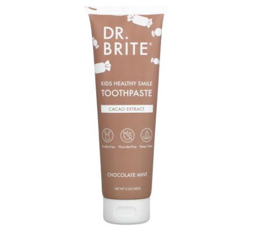 Dr. Brite, Kids, Healthy Smile Toothpaste, Chocolate Mint, 5 oz (142 g)