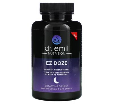 Dr Emil Nutrition, EZ DOZE`` 60 капсул