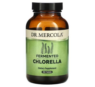 Dr. Mercola, ферментированная хлорелла, 450 таблеток