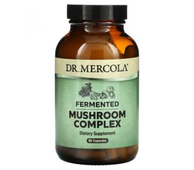 Dr. Mercola, Комплекс ферментированных грибов, 90 капсул
