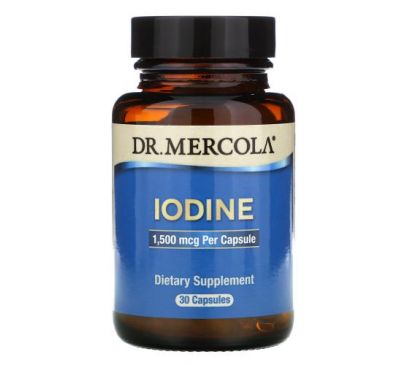 Dr. Mercola, Iodine, 1.5 mg, 30 Capsules