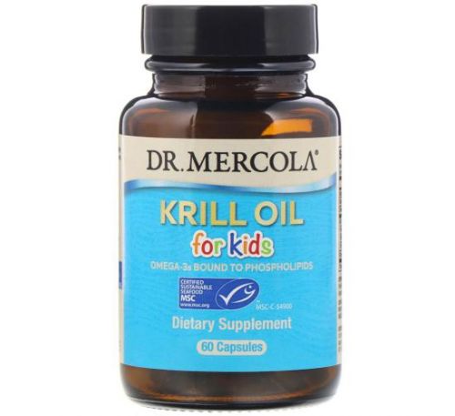 Dr. Mercola, Krill Oil for Kids, 60 Capsules