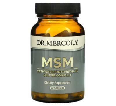 Dr. Mercola, MSM, Methylsulfonylmethane Sulfur Complex, 60 Capsules