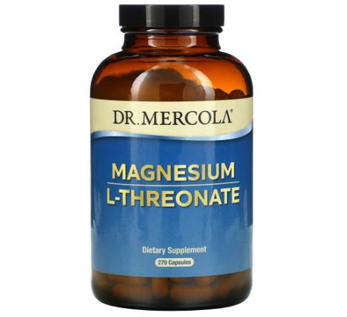 Dr. Mercola, Magnesium L-Threonate, 270 Capsules