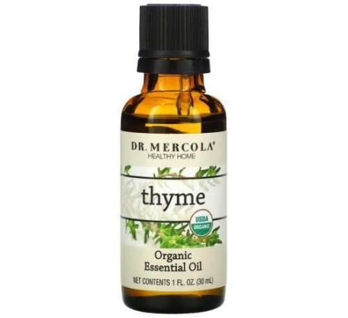 Dr. Mercola, Organic Essential Oil, Thyme, 1 fl oz (30 ml)