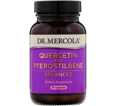 Dr. Mercola, Quercetin and Pterostilbene Advanced, 60 Capsules