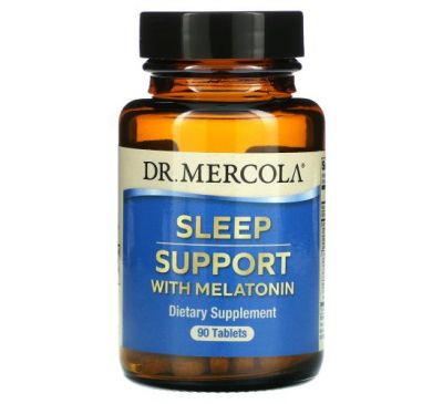 Dr. Mercola, Добавка для улучшения сна с мелатонином, 90 таблеток