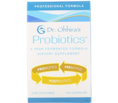 Dr. Ohhira's, Professional Formula Probiotics, 120 Capsules