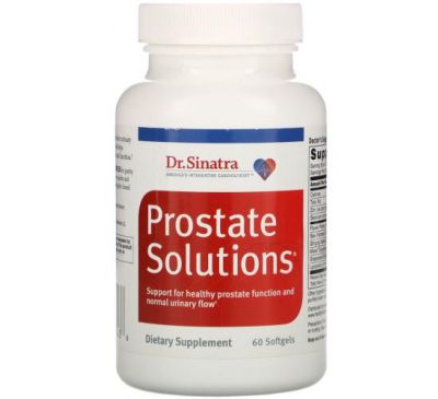 Dr. Sinatra, Prostate Solutions, 60 мягких таблеток