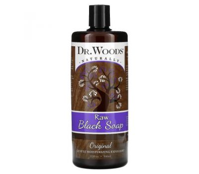 Dr. Woods, Сырое черное мыло, оригинальное, 946 мл (32 жидких унции)