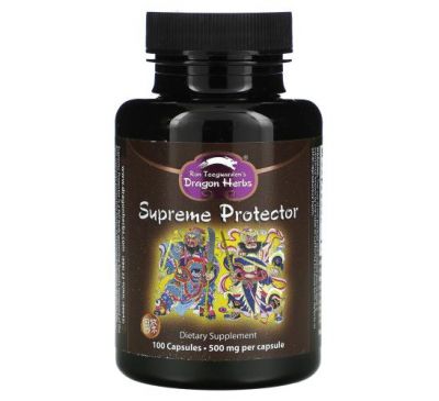 Dragon Herbs, Supreme Protector, 450 мг, 100 капсул