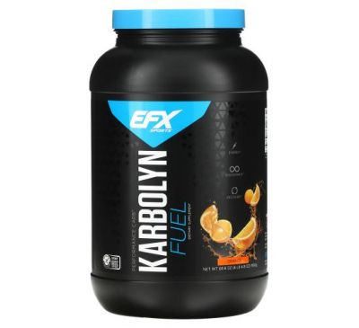 EFX Sports, Karbolyn Fuel, Orange, 4 lb 4.8 oz (1950 g)