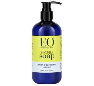 EO Products, Hand Soap, Lemon & Eucalyptus, 12 fl oz (355 ml)