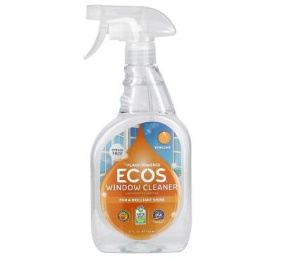 Earth Friendly Products, Ecos, Window Cleaner, 22 fl oz (650 ml)