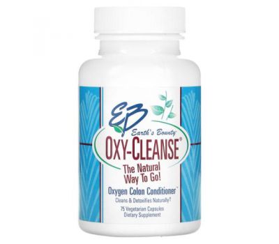 Earth's Bounty, Oxy-Cleanse, Oxygen Colon Conditioner, 75 Vegetarian Capsules