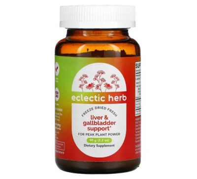 Eclectic Institute, Freeze Dried Fresh, Liver & Gallbladder Support, 3.2 oz (90 g)