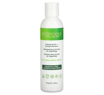 EcoTools, Makeup Brush Shampoo, 6 fl oz (177 ml)