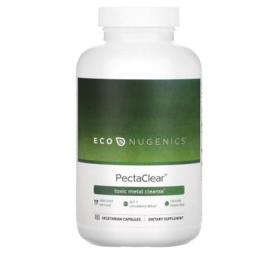 Econugenics, PectaClear, Environmental Toxin Cleanse, 180 Vegetable Capsules