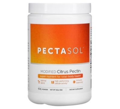 Econugenics, PectaSol-C, модифицированный цитрусовый пектин, порошок, 454 г