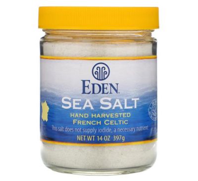 Eden Foods, Морская соль, 14 унций (397 г)