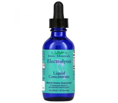 Eidon Mineral Supplements, Electrolytes, Liquid Concentrate, 2 fl. oz. (60 ml.)