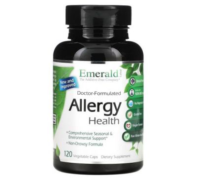 Emerald Laboratories, Doctor-Formulated Allergy Health, 120 Vegetable Caps