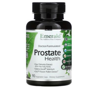 Emerald Laboratories, Prostate Health, 90 Vegetable Caps