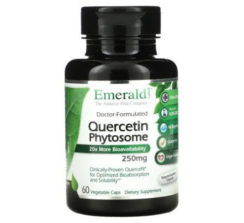 Emerald Laboratories, фітосоми кверцетину, 250 мг, 60 рослинних капсул