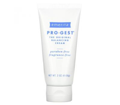 Emerita, Pro-Gest, Balancing Cream, Fragrance Free, 2 oz (56 g)
