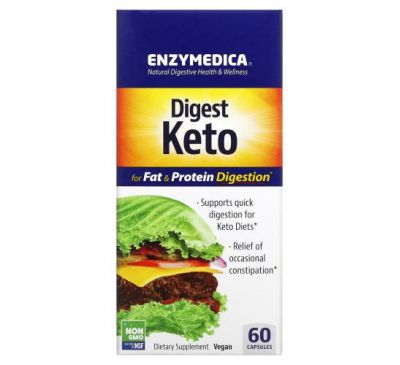 Enzymedica, Digest Keto, 60 Capsules