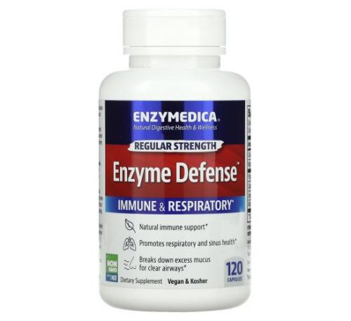 Enzymedica, Enzyme Defense, 120 капсул
