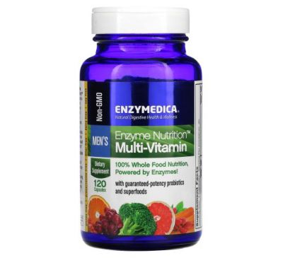 Enzymedica, Enzyme Nutrition Multi-Vitamin, Men's, 120 Capsules