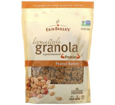 Erin Baker's, Homestyle Granola, Peanut Butter, 12 oz (340 g)