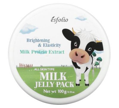 Esfolio, Milk Jelly Pack, 3.53 oz (100 g)