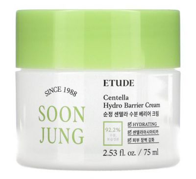 Etude, Soon Jung, Centella Hydro Barrier Cream, 2.53 fl oz (75 ml)