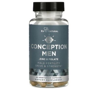 Eu Natural, Conception Men, Zinc & Folate, 60 Vegetarian Capsules