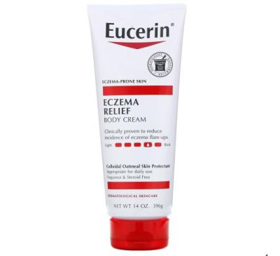 Eucerin, Eczema Relief, Body Cream, Fragrance Free, 14 oz (396 g)