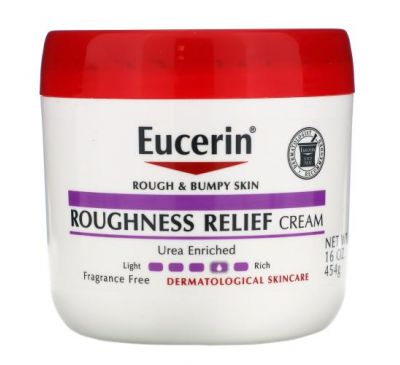 Eucerin, Roughness Relief Cream, Fragrance Free, 16 oz (454 g)