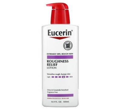 Eucerin, лосьйон для пом’якшення шершавої шкіри, без ароматизаторів, 500 мл (16,9 рідк. унції)