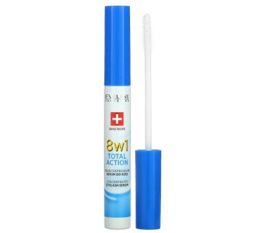 Eveline Cosmetics, 8w1 Total Action Lash Treatments, 0.35 fl oz (10 ml)