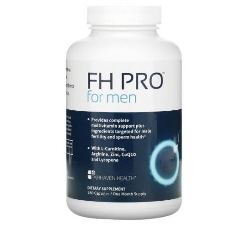 Fairhaven Health, FH Pro для чоловіків, 180 капсул