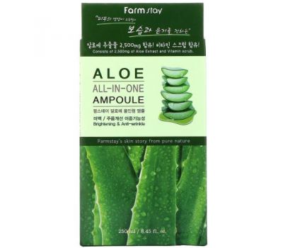 Farmstay, All-In-One Ampoule, Aloe, 8.45 fl oz (250 ml)