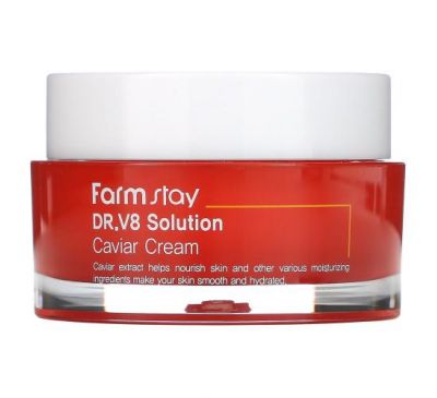 Farmstay, Dr. V8 Solution Caviar Cream, 1.69 fl oz (50 ml)