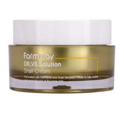 Farmstay, Dr. V8 Solution Snail Cream, 1.69 fl oz (50 ml)