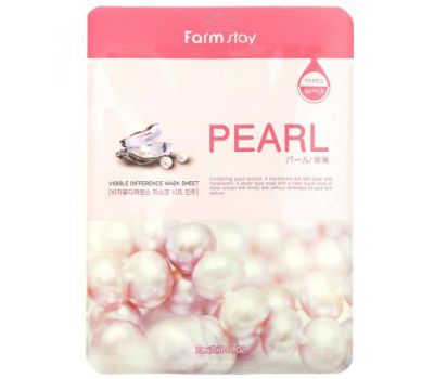 Farmstay, Visible Difference Beauty Mask Sheet, Pearl, 1 Sheet, 0.78 fl oz (23 ml)