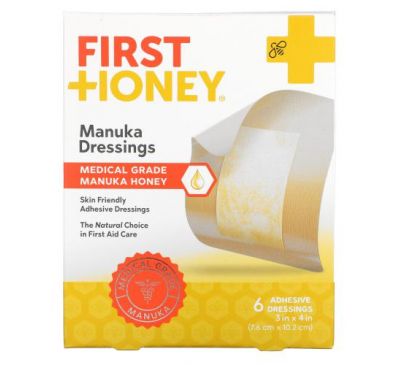 First Honey, Повязки Manuka, 6 пластырей