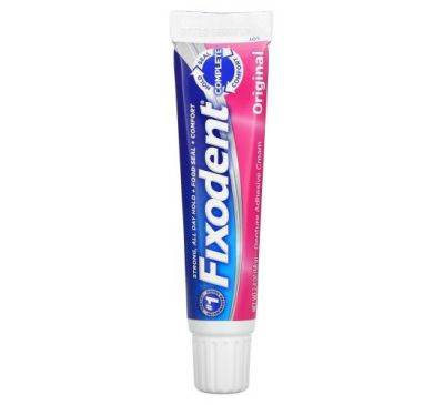 Fixodent, Denture Adhesive Cream, Original, 2.4 oz (68 g)